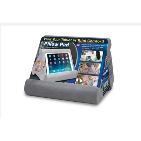 Ontel Pillow Pad (Multi Angle Cushioned Pillow Stand) - Gray - Picture 1 of 4